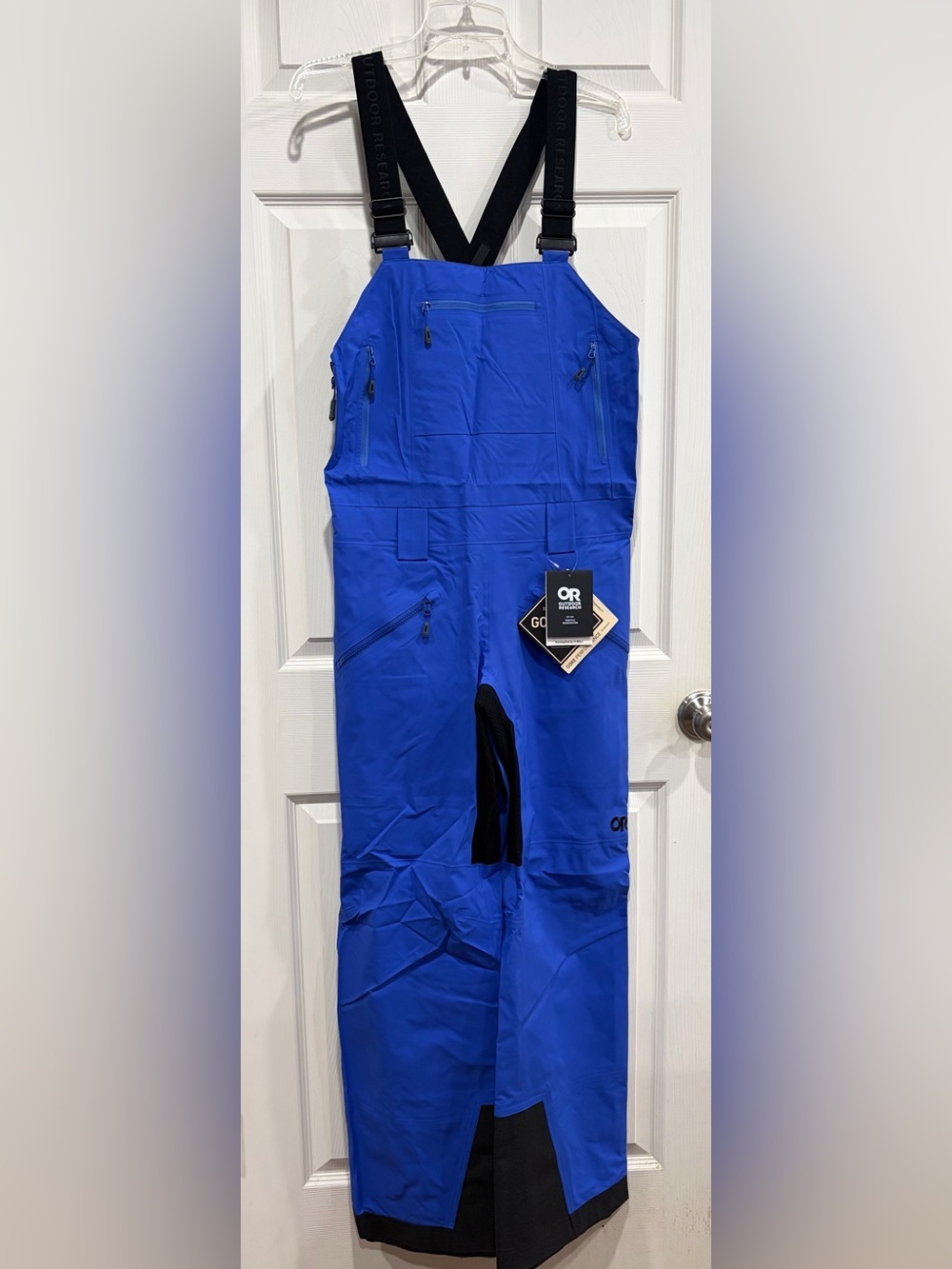Outdoor Research Women's Medium Hemispheres II Gore-Tex Bib Ski Pants Blue NWT